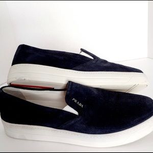 PRADA slip on sneakers size 37.5 Women's